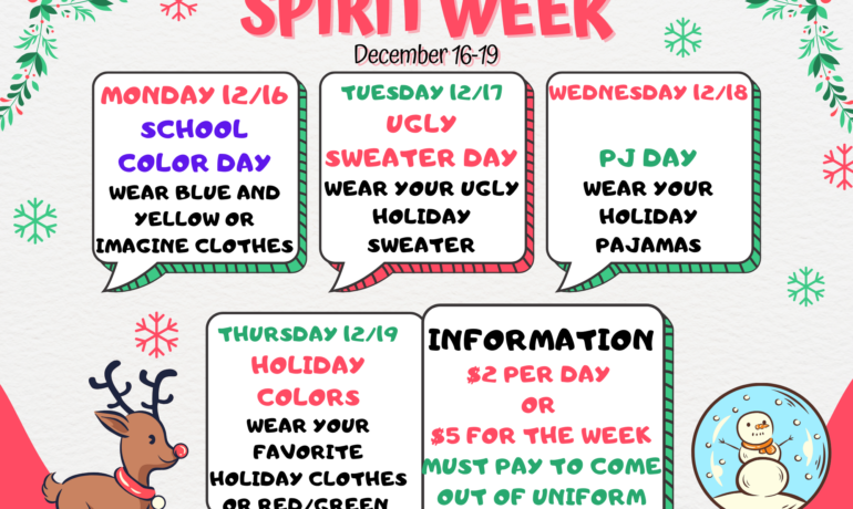 Get into the Holiday Spirit for $2 a day or $5 for the week!